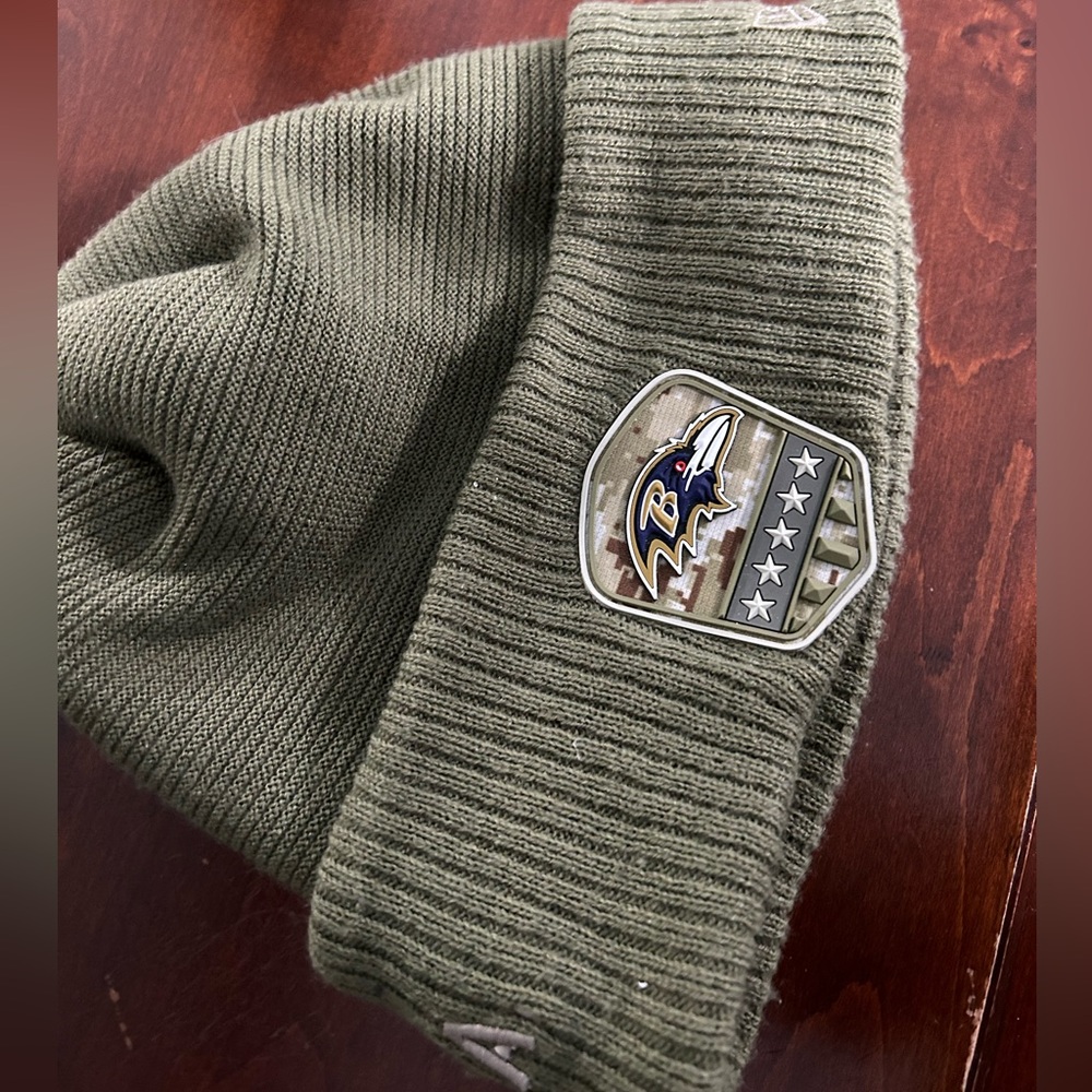 Baltimore ravens beanie